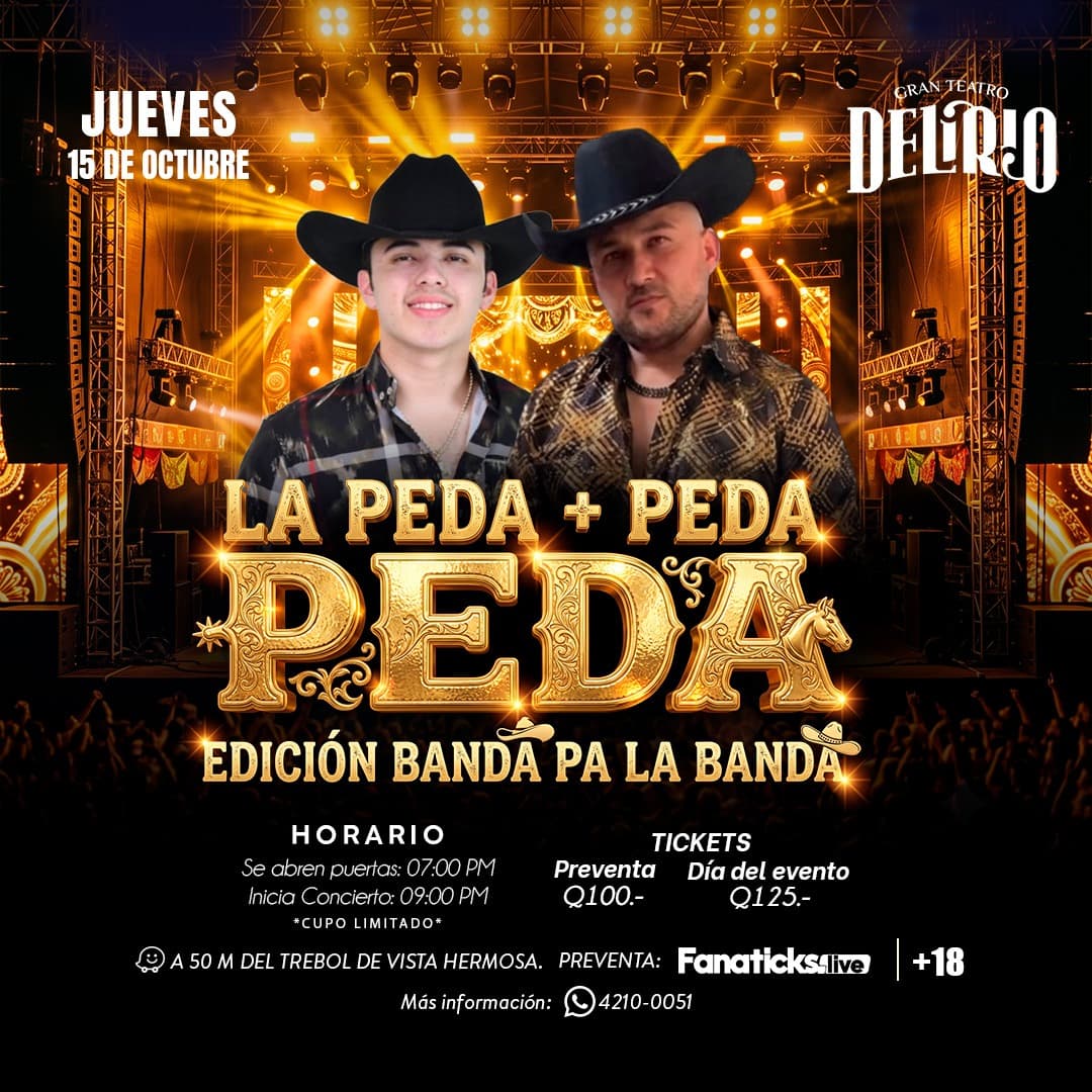 LA PEDA + PEDA Edición: "Banda Pa' la Banda"